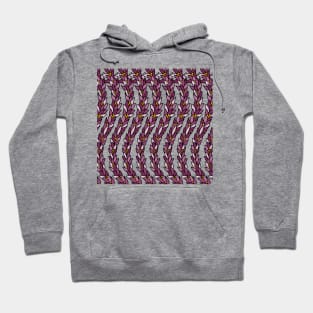 Purple Vines | Botanical Pattern Hoodie